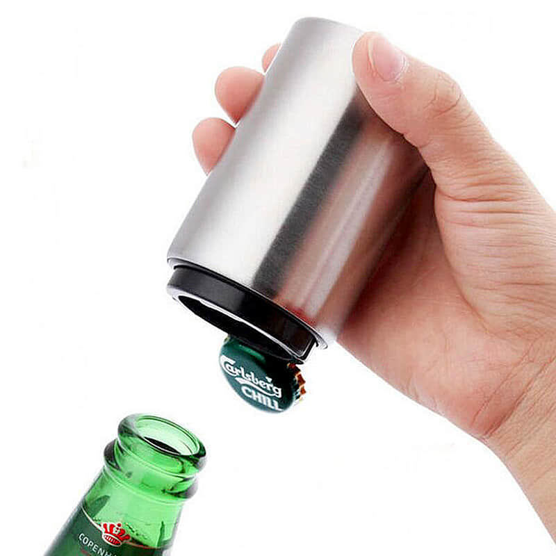 Décapsuleur Magnétique Automatique en Acier Inoxydable