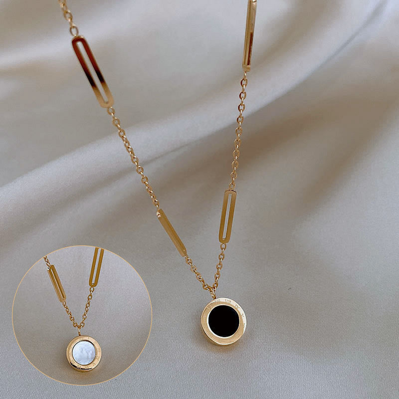 ✨ Collier Élégance Double Face - Raffinement & Modernité