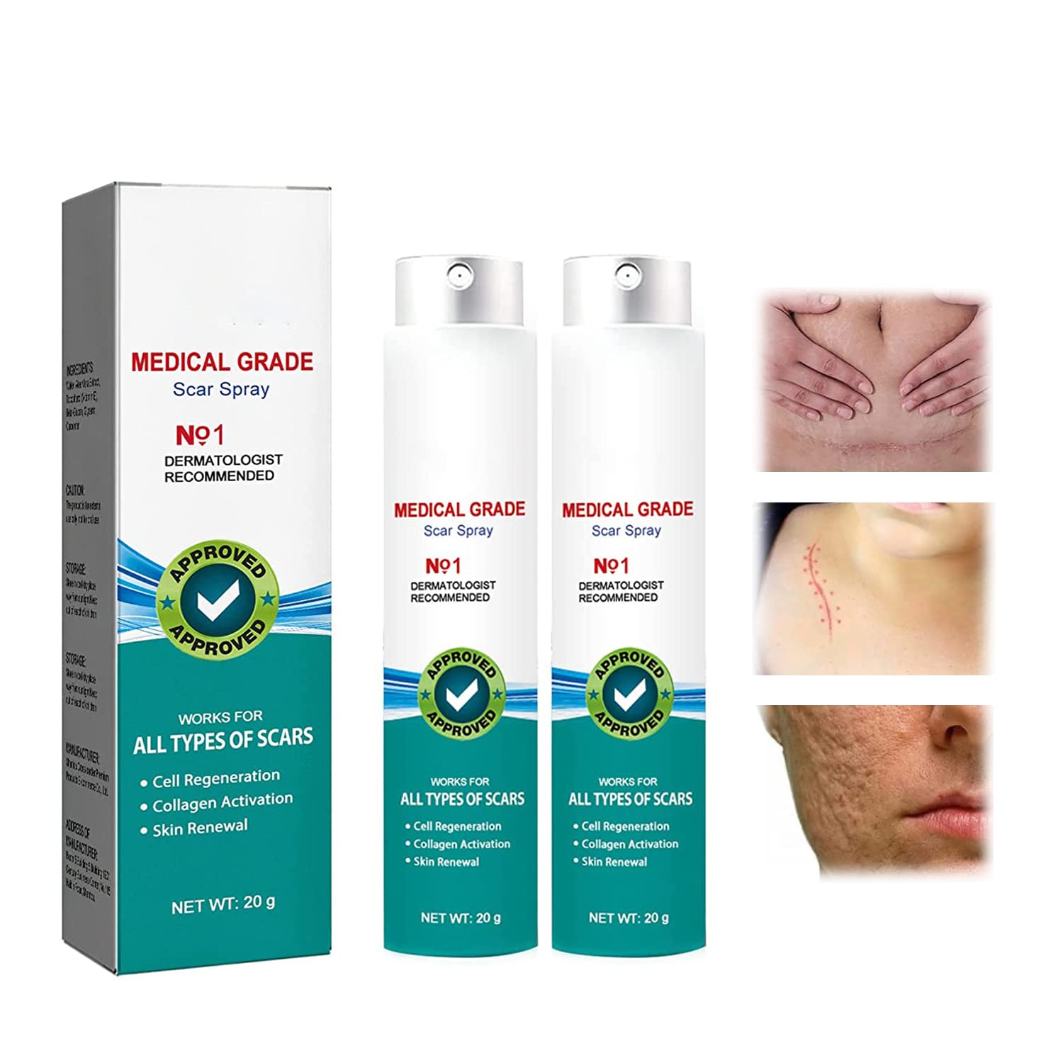 Spray D'élimination Des Cicatrices